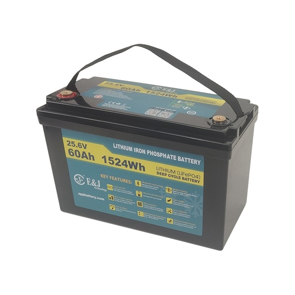E&J Lithium batteri 25,6 volt 60Ah (Bluetooth + HEAT)