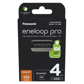 Panasonic Eneloop Pro LR03 / AAA Genopladelige batterier 930 mAh