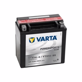 Varta 512 014 010 Powersports MC batteri 12 volt 12Ah (+pol til venstre)