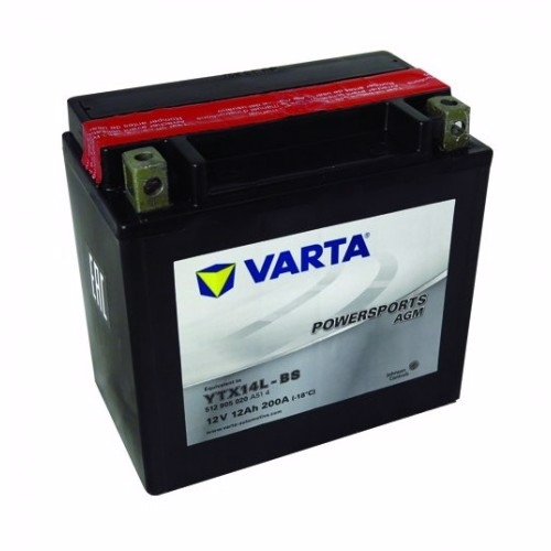 Varta Powersports 512 905 020 batteri 12 volt 12Ah (+pol til højre)