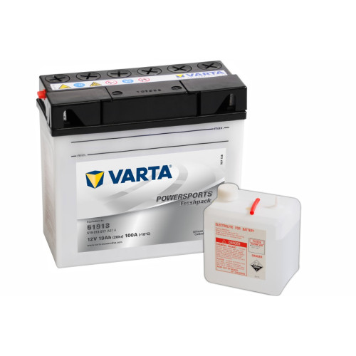 Varta  519 013 017 MC batteri 12 volt 19Ah (+pol til højre) 