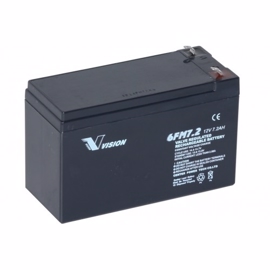 Blybatteri 12 volt 7,2Ah CP1272 Terminal F2 