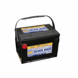 Scanbrit Bilbatteri 12V 80Ah 790EN for Veteran (2 sæt poler)