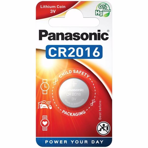 CR2016 Panasonic 3V Lithium batteri