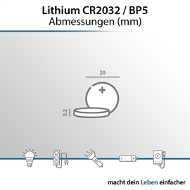 CR2032 Camelion 3V Lithium batterier 5 pak