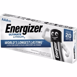 Energizer L92 / AAA Lithium batterier 10 pakke
