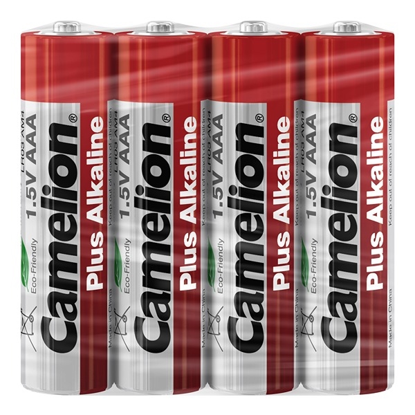 Camelion LR03 / AAA Alkaline Plus batterier (4 stk)