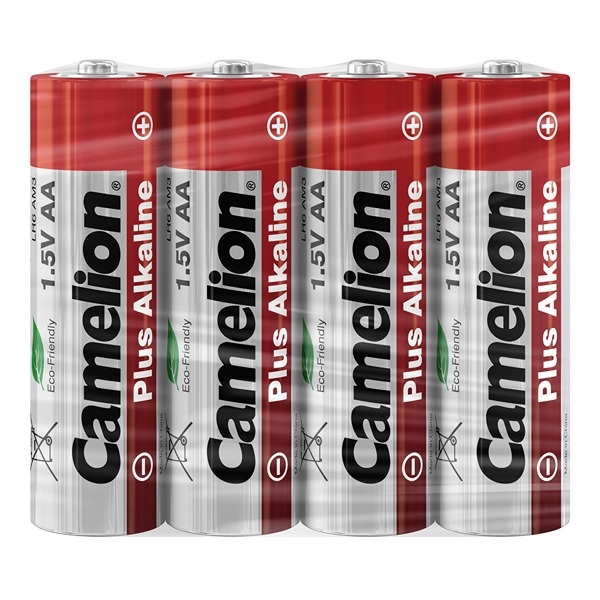 Camelion LR6 / AA Alkaline Plus batterier (4 stk)