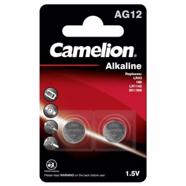 Camelion LR43 / AG12 1,5V Alkaline Plus batterier (2 stk)