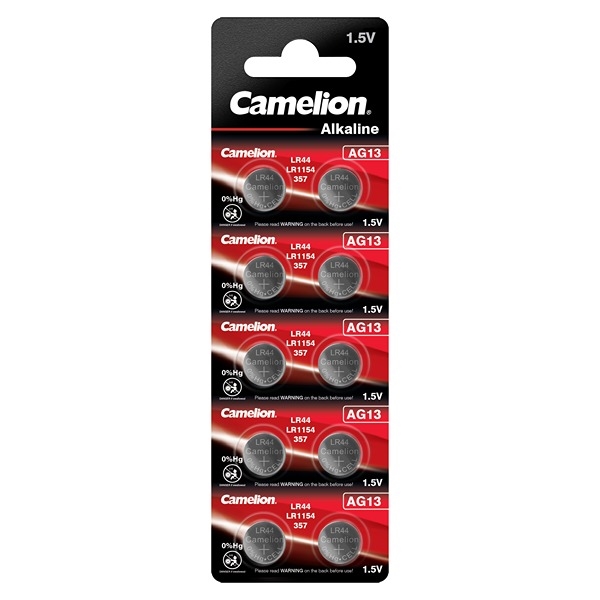 Camelion LR44 / AG13 10 pak 1,5V Alkaline Plus