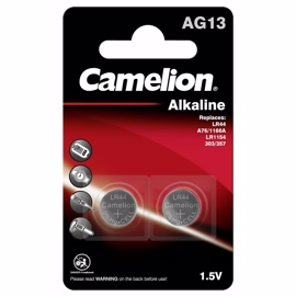 Camelion LR44 / AG13 1,5V Alkaline Plus batterier (2 stk)