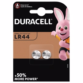 Duracell LR44 / AG13 1,5V Alkaline batterier (2 stk)
