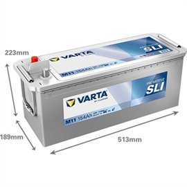 Varta M11 ProMotive Black Bilbatteri 12V 154Ah 654 011 115