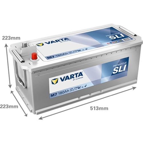 Varta M7 ProMotive Black Bilbatteri 12V 180Ah 680033110
