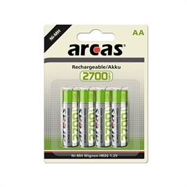 Arcas LR06/AA Genopladelige batterier 2700 mAh