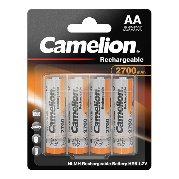 Camelion Genopladelige Batterier AA 2700mAh