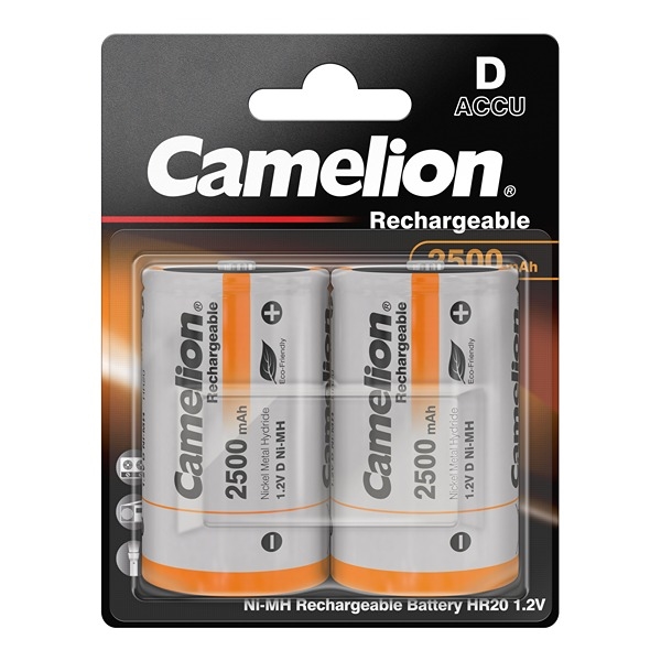 Camelion LR20 / D Genopladelige batterier 2500 mAh