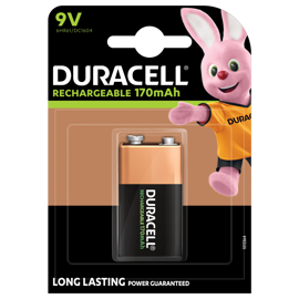 Duracell Genopladelig 9V batteri 170 mAh