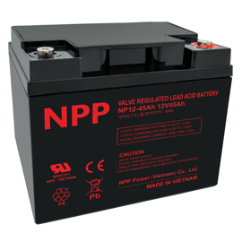 NPP Power Elscooter/Kørestol batteri 12 volt 45Ah
