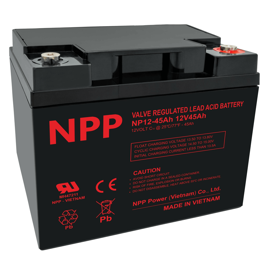 NPP Power Elscooter/Kørestol batteri 12 volt 45Ah 