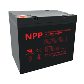 NPP Power Elscooter/Kørestol batteri 12 volt 55Ah