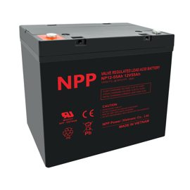 NPP Power Elscooter/Kørestol batteri 12 volt 55Ah 