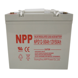 NPP Power Elscooter/Kørestol batteri 12 volt 55Ah 