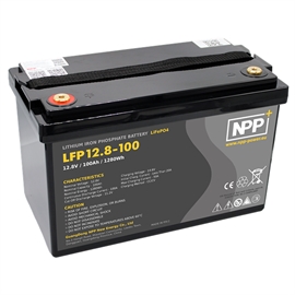 NPP Power Lithiumbatteri 12V/100Ah (Bluetooth)
