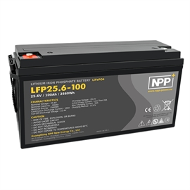 NPP Power Lithiumbatteri 24V/100Ah (Bluetooth)