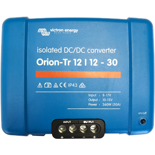 Victron Orion-TR Converter 12v-12v 30A (DC/DC 12,2v)