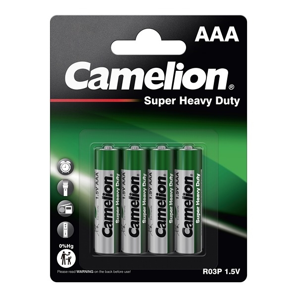 Camelion R03/AAA Super Heavy Duty batterier