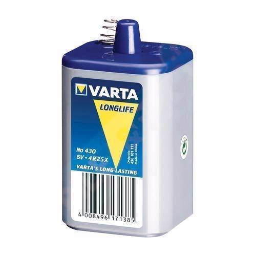 Varta 4R25 6v Zink batteri med fjeder