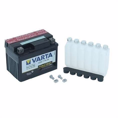 Varta  503 014 003 MC batteri 12 volt 3Ah (+pol til højre)