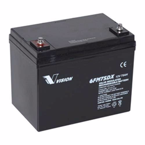 Elscooter batteri 12 volt 75Ah 6FM75