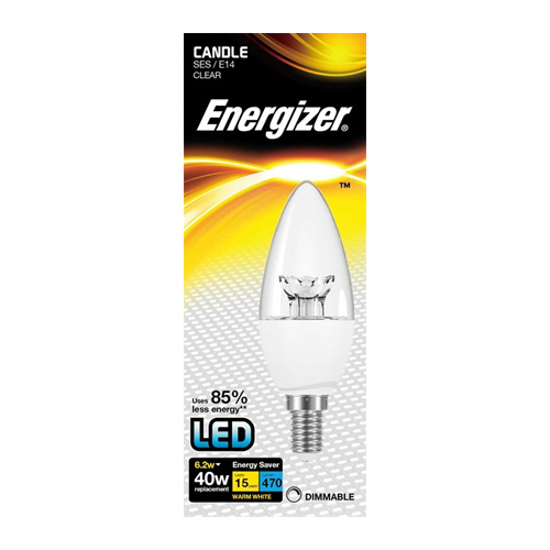 Energizer E14 LED Dæmpbar Kertepære 5,9w 470Lumen (40w)