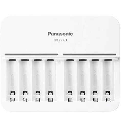 Panasonic Eneloop BQ-CC63 batterioplader (8 AA/AAA batterier)