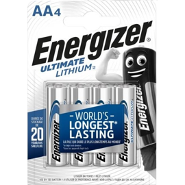 Energizer L91 / AA Lithium batterier til kamera