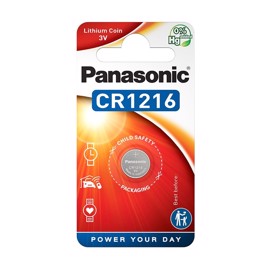 CR1220 Panasonic Knapcellebatteri CR1216 Panasonic Knapcellebatteri 