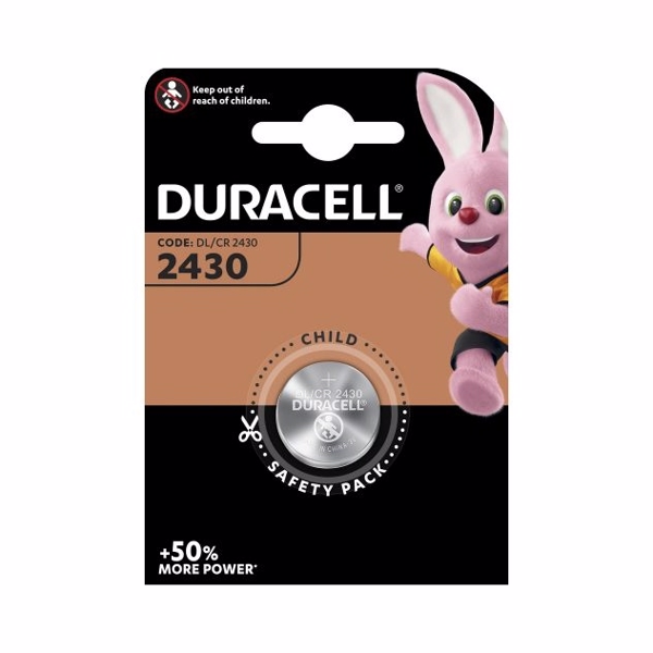 CR2430 Duracell 3V Lithium batteri