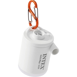 Intex Elektrisk Luftpumpe med LED Lygte, Genopladelig via USB-C