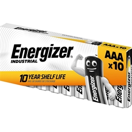 Energizer LR03 / AAA batterier Industrial 10 stk. pakning