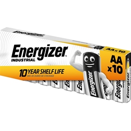 Energizer LR6 / AA batterier Industrial 10 stk. pakning