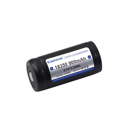 Keeppower 18350 3,6 volt Li-Ion batteri 900 mAh med sikkerhedskredsløb