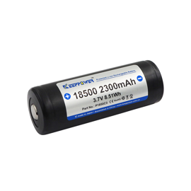 Keeppower P1850C3 Li Ion batteri 3,6V 2300mAh (Top med knap)
