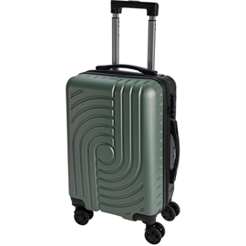 Hardcase Kuffert 38L med 360° 4 Hjul (Håndbagage), Grøn 