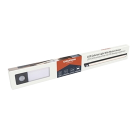Grundig LED skabslampe 30 cm - 1,5 W med bevægelsessensor, sort