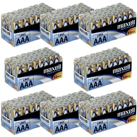 Maxell LR03/AAA Alkaline Batterier 8 Pakker 1,5 V , 256 stk.
