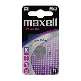 CR1216 Maxell 3V Lithium batteri