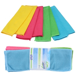 Ultra Clean Mikrofiberklude 8 stk. 30 x 30 cm - flere farver