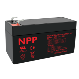 NPP Power Blybatteri 12 volt 1,2Ah 